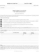 Form 13 - Fiduciary's Account