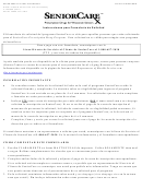 F-10076as - Instrucciones Para Formulario De Solicitud (seniorcare Application Instructions)