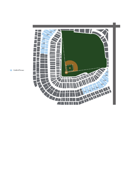 Chicago Cubs Seating Chart Printable pdf