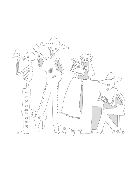 Dia De Muertos printable pdf download
