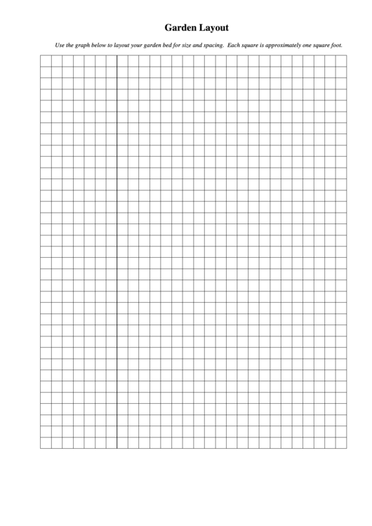 Garden Layout Printable pdf