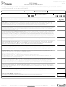 Form Td1on - Ontario Personal Tax Credits Return Form - 2017