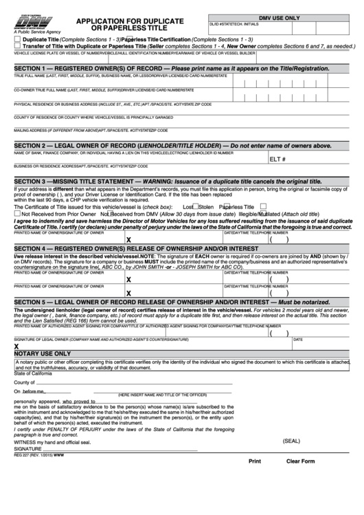 25 Ca Dmv Forms And Templates Free To Download In PDF