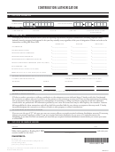 Contribution Authorization Form