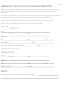 Application Form For Volunteer
