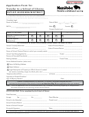 Manitoba Application Form Fortransfer To A School Of Choice - Out-of-division/district