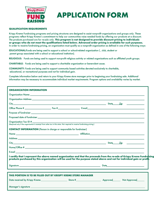 Fillable Application Form Printable pdf