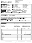 Fillable Transamerica Agent And Commission Form Printable pdf