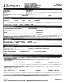 Transamerica Request Form For Policy Service