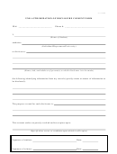 Unk Authorization Of Disclosure Consent Form