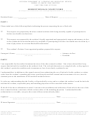 Resident Bed Rail Consent Form - Michigan