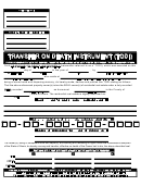 Transfer On Death Instrument (Todi) Printable pdf