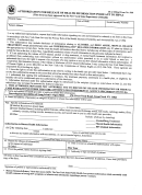 Oca Official Form 960 - Authorization For Release Of Health Information Pursuant To Hipaa