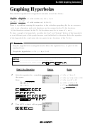 Graphing Hyperbolas Worksheet Printable pdf