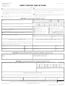 Standard Form 1199a - Direct Deposit Sign-up Form