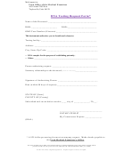 Dna Testing Request Form