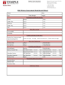 Hsc Fitness Assessment Data Record Sheet