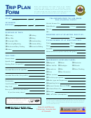 Search And Rescue Volunteer Association Of Canada -trip Plan Form