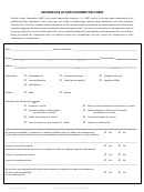 2013 Affirmative Action Information Form