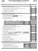 Form 39r - Idaho Supplemental Schedule (For Form 40, Resident Returns Only) Printable pdf