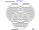 3 Venn Diagram Worksheet Template