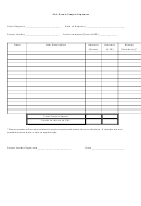 Paf Project Expenses Form