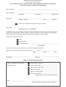 Verification Of Residency Form
