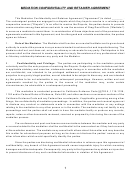 Mediation Confidentiality And Retainer Agreement Template