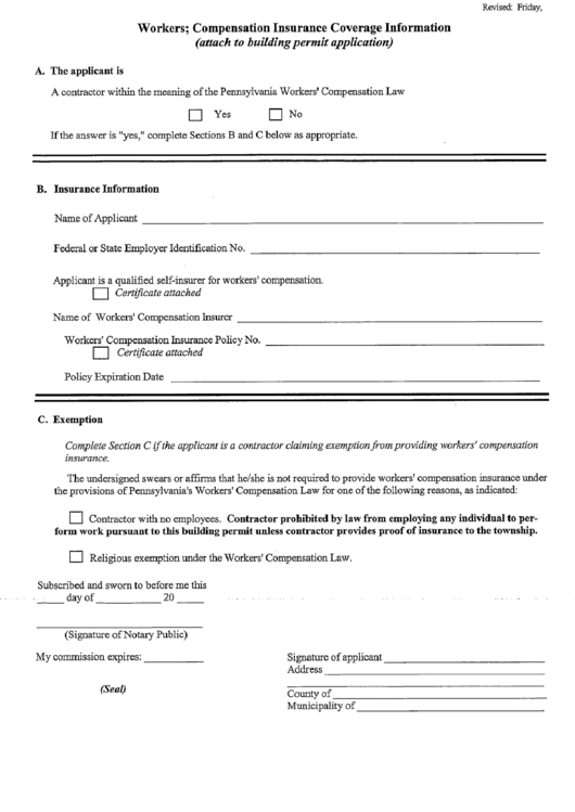 Insurance Exemption Form Printable pdf