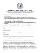 Linebacker Application - Oregon