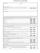 Fitness Evaluation Form