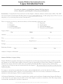 Gamma Phi Beta International Sorority Legacy Introduction Form