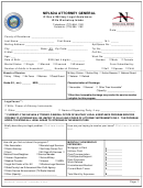Nevada Attorney General - Office Of Military Legal Assistance Wills Workshop Intake Printable pdf