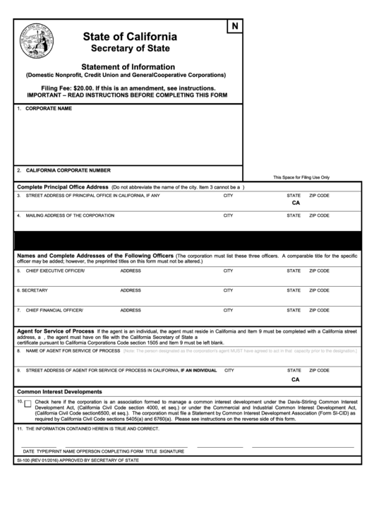 Printable Form Si 100 Printable Templates
