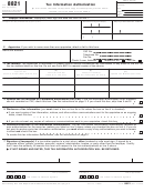 Form 8821 - Tax Information Authorization