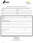 Medication Prior Authorization Request Form