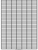 Graph Paper - 4x1 Grid