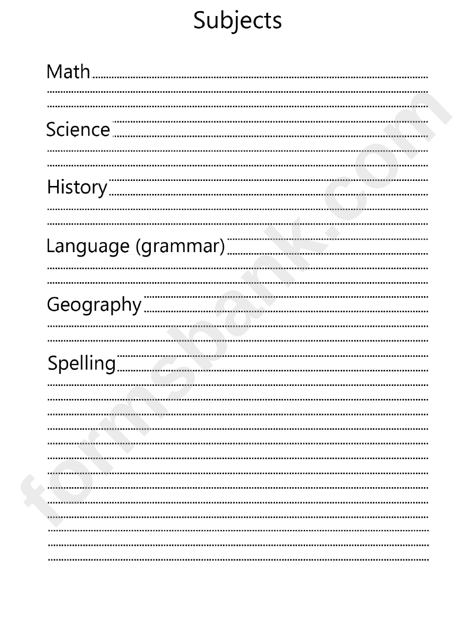 assignment sheet pdf