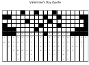 Valentine's Day Quote Activity Sheet