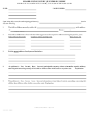 Affidavit In Compliance With 3127.23 Ohio Revised Code - Hamilton County Juvenile Court Printable pdf