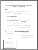Written Notarized Consent For Body Piercing Of A Minor Form