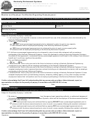 Form 6751 - Member And Employer Certification Regarding Reemployment