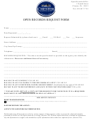 Open Records Request Form - City Of Chester