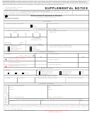 Supplemental Notice - Faa Form 7460-2