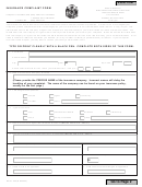 Form Oci 51-005 - 2003 Wisconsin Insurance Complaint Form