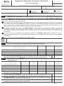 Form 941c - Supporting Statement To Correct Information - 2003