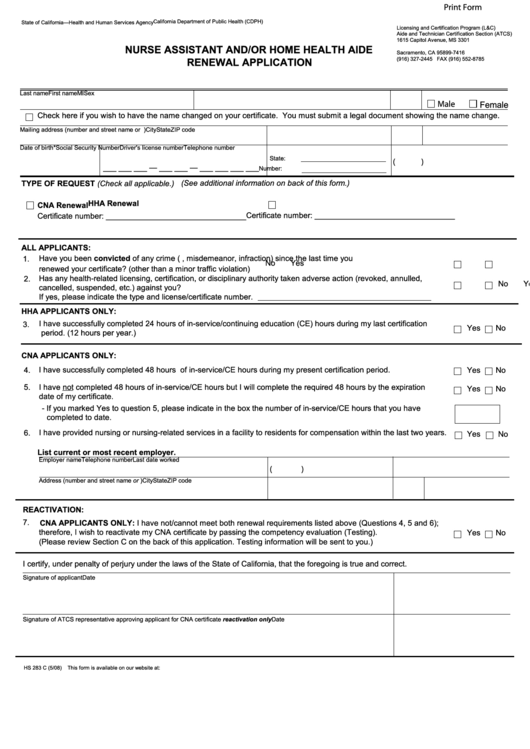 fillable-nurse-assistant-and-or-home-health-aide-renewal-application