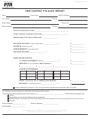 First District Pta Audit Report Form