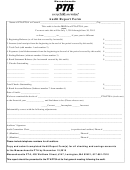 Pta Audit Report Form