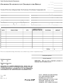Form 25p - North Carolina Industrial Commission - Itemized Statement Of Charges For Drugs